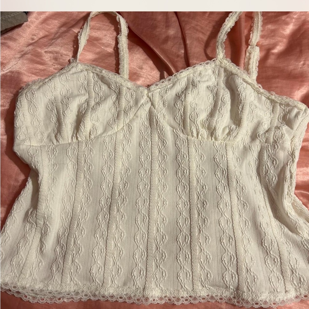 No Boundaries Cream Lace Camisole
